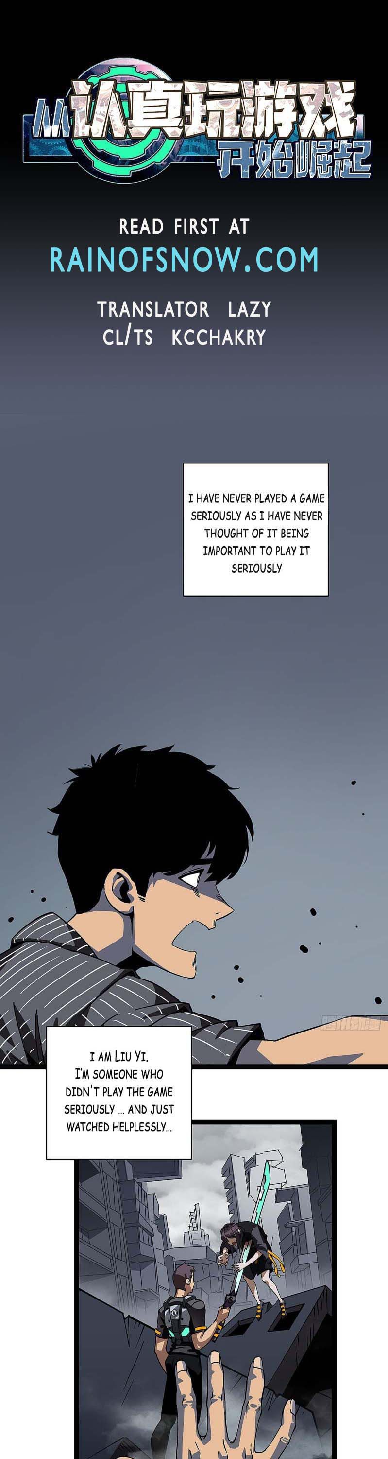 Manhua] It All Starts With Playing Game Seriously - Capítulo 1 - Prólogo  (PT-BR) 